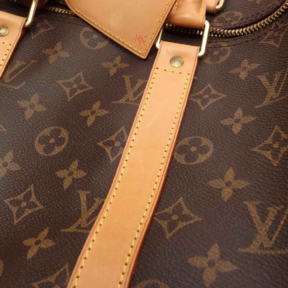 LOUIS VUITTON Brown Monogram Leather Keepall 45 Boston Bag - Picture 14 of 14